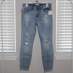 BP. Distressed Skinny Jeans